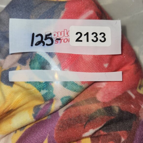 Soft Surroundings Women's 1X Yellow Floral Long Sleeve Tunic Sweater 2133 - Picture 7 of 7